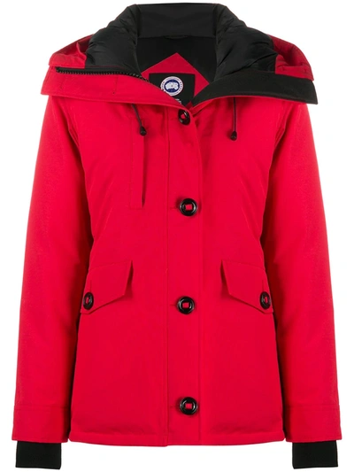 Canada Goose Padded Winter Jacket In Red