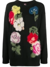 PAUL SMITH FLORAL-INTARSIA JUMPER