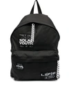Eastpak X Raf Simons 'solar Youth' Rucksack In Black