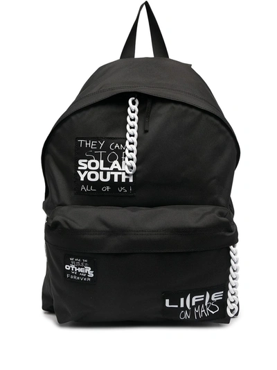 Eastpak X Raf Simons 'solar Youth' Rucksack In Black