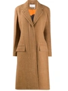 CHLOÉ CONCEALED FRONT FASTENING COAT