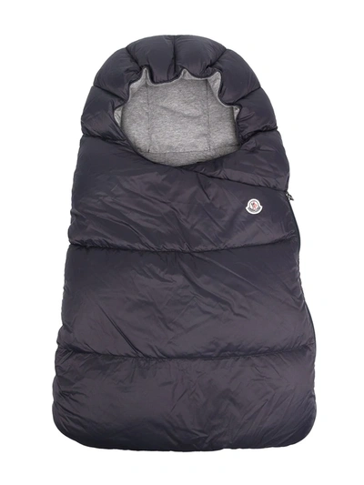 Moncler Baby Snowsuit Bag In Blue