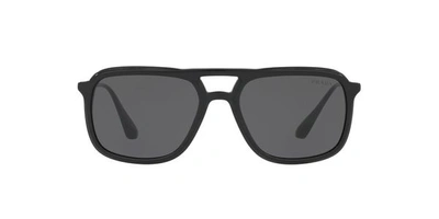 Prada Men's 06vs1ab1a1 Black Metal Sunglasses