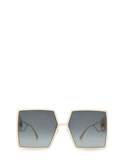 Dior Women's 30montaigneszj1i Beige Metal Sunglasses In Brown