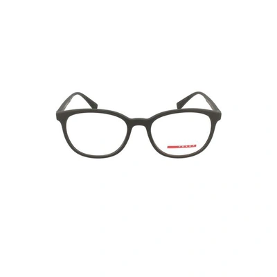 Prada Men's 07lvvistadg01o1 Black Acetate Glasses