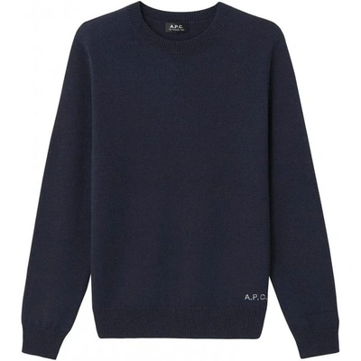 Apc A.p.c  Pull Knitwear Colour: Navy In Blue