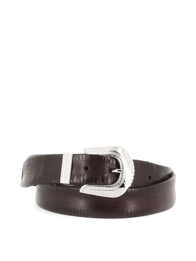 Anderson's Deep Brown Leather Belt