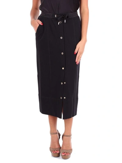 Versace Collection Women's G35929g603350g1008 Black Cotton Skirt