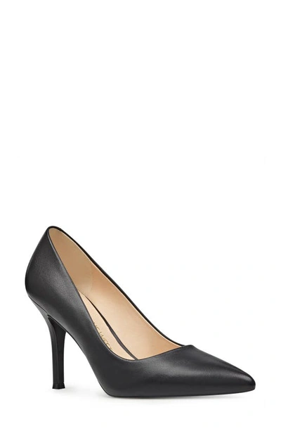 Nine West Flax Womens Solid Pointed Toe Pumps In Black