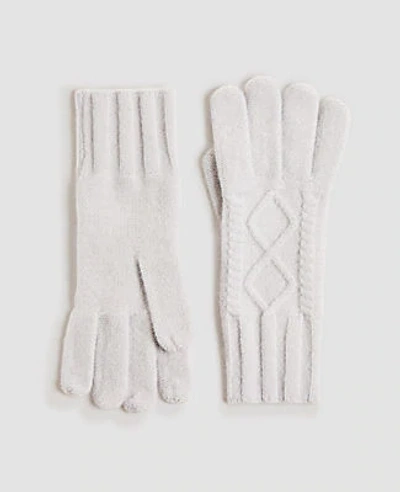 Ann Taylor Cable Gloves In Stargaze Grey