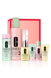 CLINIQUE GREAT SKIN EVERYWHERE HOME & AWAY SET FOR COMBINATION OILY TO OILY SKIN,KRX6Y0