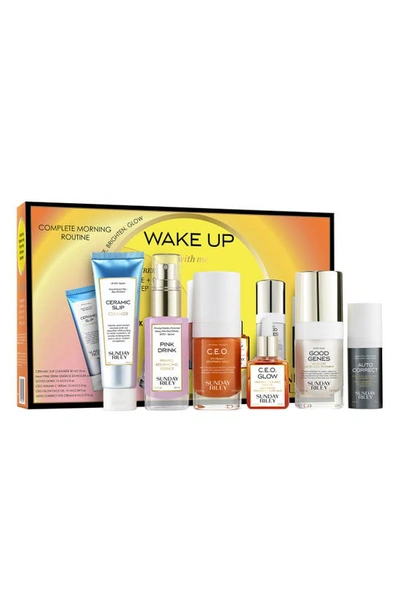 Sunday Riley Wake Up With Me Complete Brightening Morning Routine 6-piece Set In Beauty: Na