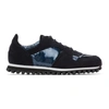 COMME DES GARÇONS COMME DES GARÇONS NAVY SPALWART EDITION SUEDE MARATHON SNEAKERS