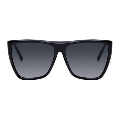 Givenchy Black Flat Top Sunglasses In 0807 Black