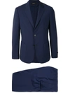 ERMENEGILDO ZEGNA ELASTICATED TRIM TWO-PIECE SUIT