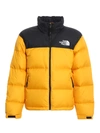 The North Face 1996 Retro Nuptse Quilted Dwr-coated Ripstop Down Hooded Jacket In Yellow