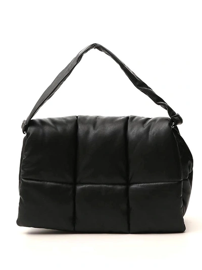 Stand Studio Wanda Faux Leather Lush Clutch Bag In Black