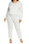 Bp. Comfy Pajamas In Ivory Egret Cozy Critters