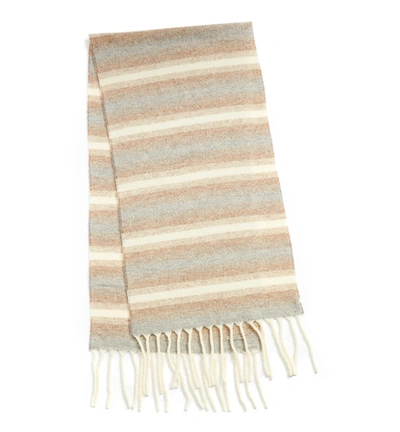 La Canadienne Foxtrot Wool And Polyester Scarf In Beige
