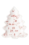 Juliska Winter Frolic Ruby Tree Serving Tray