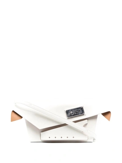 Maison Margiela Snatched Clutch Bag In White