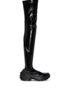 ALYX THIGH-HIGH THICK-SOLE BOOTS