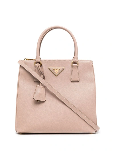 Prada Mittelgrosse 'galleria' Handtasche In Pink