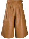 COACH CROPPED WIDE-LEG TROUSERS