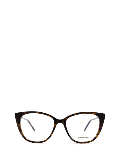Saint Laurent Sl M72 Havana Glasses