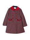 GUCCI BLUE AND RED COAT,629446XWALI 4668