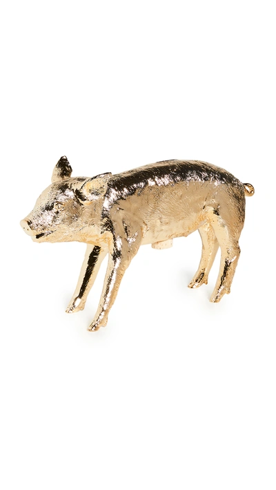 Areaware Bank In The Form Of A Pig In Gold