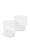 AREAWARE RIDGE KITCHEN GLASSES SET OF 2,AREAW30105