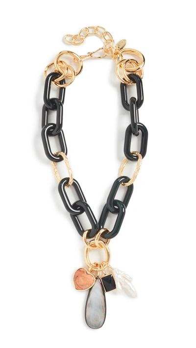 Lizzie Fortunato Forest Linked Necklace In Multi