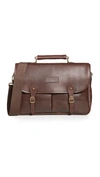 BARBOUR LEATHER BRIEFCASE