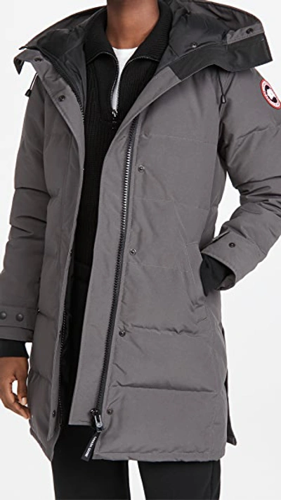 Canada Goose Shelburne Parka In Grey