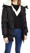 SAM CASEY JACKET WITH SHEARLING