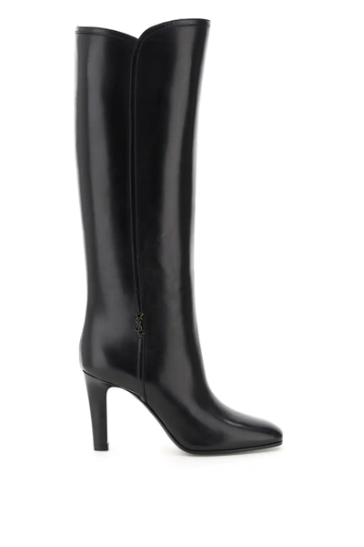 Saint Laurent Jane Boots In Black