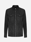 AJMONE SUEDE SHIRT-JACKET