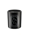 Diptyque Baies Coloured Scented Candle In Black
