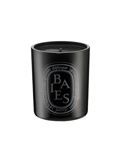 Diptyque Baies Coloured Scented Candle In Black