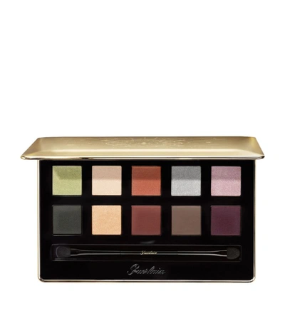 Guerlain Limited Edition Holiday Eyeshadow Palette In Gold Tone,rainbow