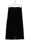 CHLOÉ TEXTURED STYLE WIDE-LEG TROUSERS