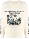 VYNER ARTICLES ADAM AND EVE PRINT SWEATSHIRT