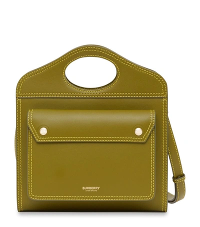 Burberry Mini Leather Pocket Bag