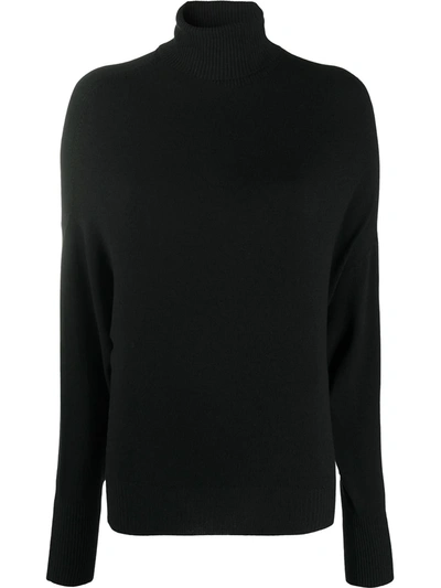 Transit Fine-knit Roll-neck Jumper In Black