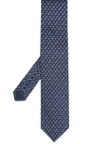 FERRAGAMO SNAIL-PRINT SILK TIE