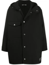 VALENTINO HOODED PARKA COAT