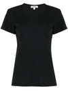 Agolde Round Neck Short-sleeved T-shirt In Black