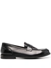 Alberto Fasciani Penny Slip-on Loafers In Black
