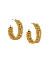 ISABEL MARANT IMANI STONE-EMBELLISHED EARRINGS